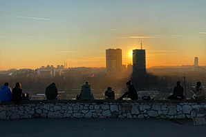 Lepi sončni zahodi s Kalemegdana